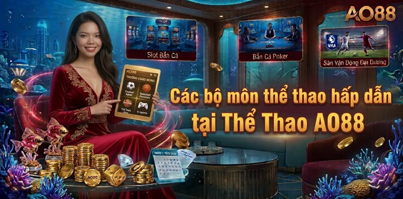 Các bộ môn thể thao hấp dẫn tại Thể Thao AO88