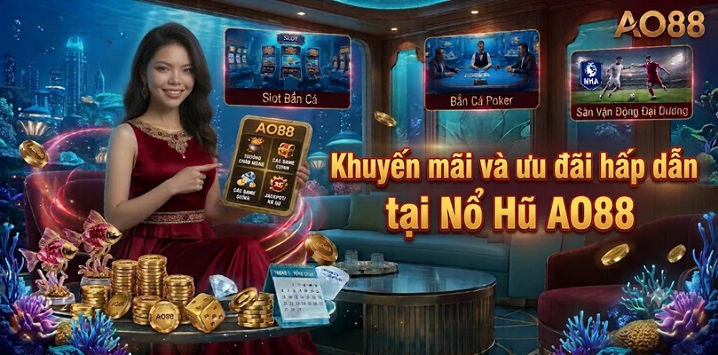 Khuyến mãi và ưu đãi hấp dẫn tại Nổ Hũ AO88